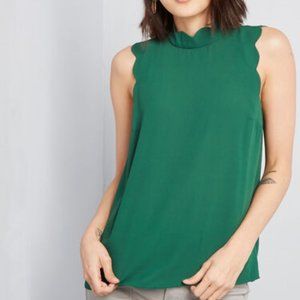 Scalloped Tank Top